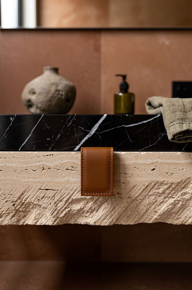 Carve the sink from a single chiseled block