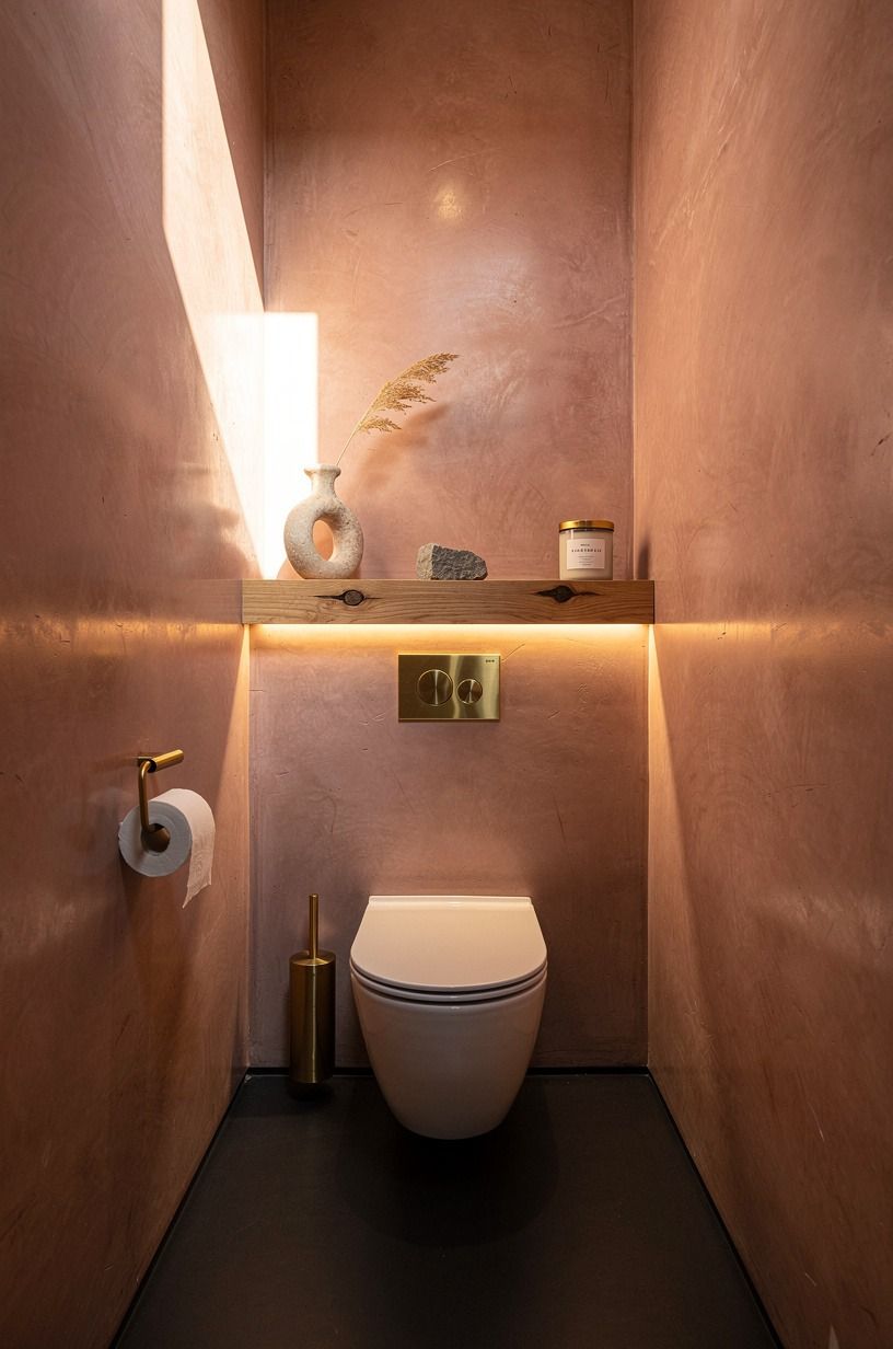 Added a tiny ledge behind the toilet