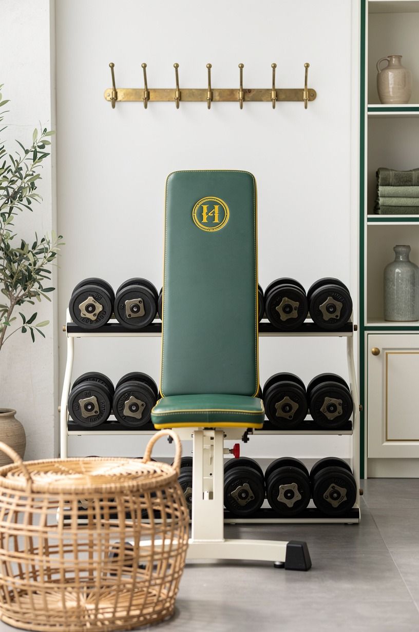 Add a bench that anchors the weights