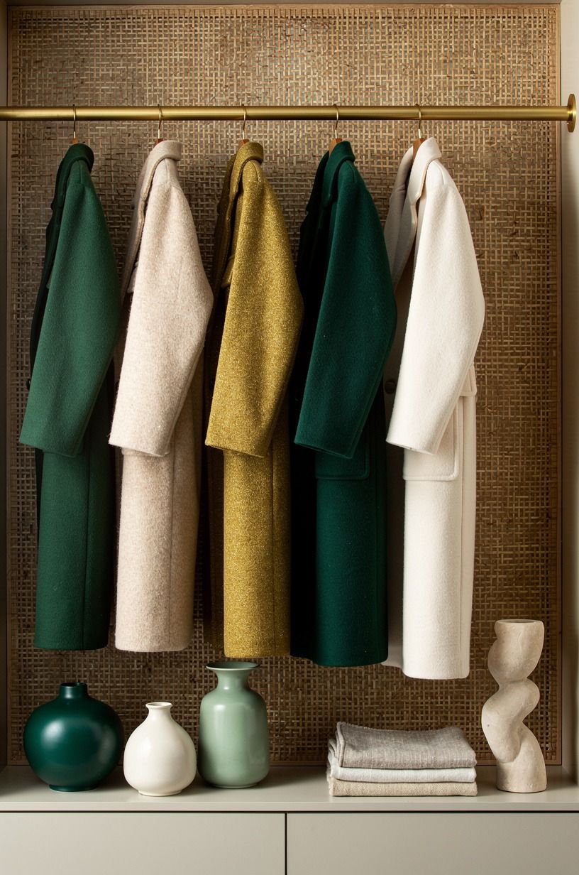 Run an unlacquered brass rod across the entire wall