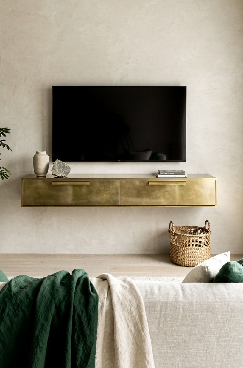 Float the Console Below in Matching Wood