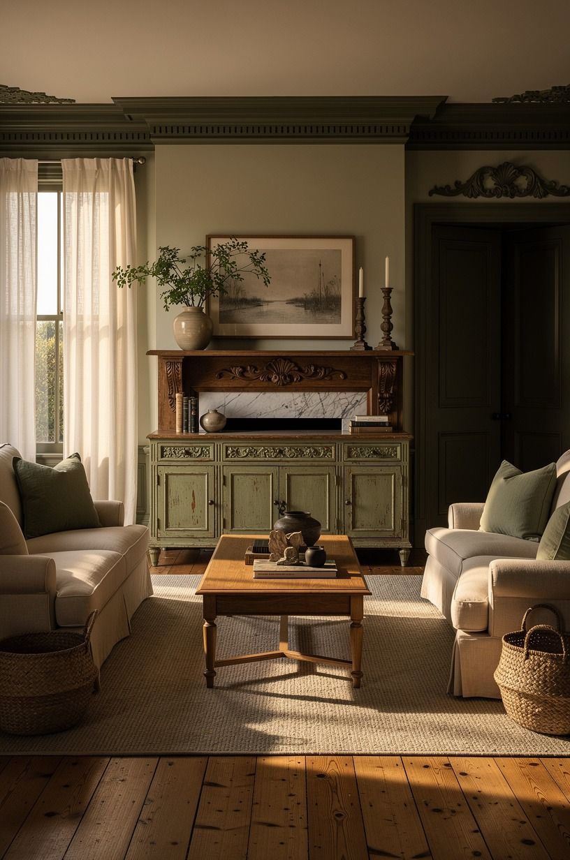 Let the Two-Wood Rule make old furniture feel intentional