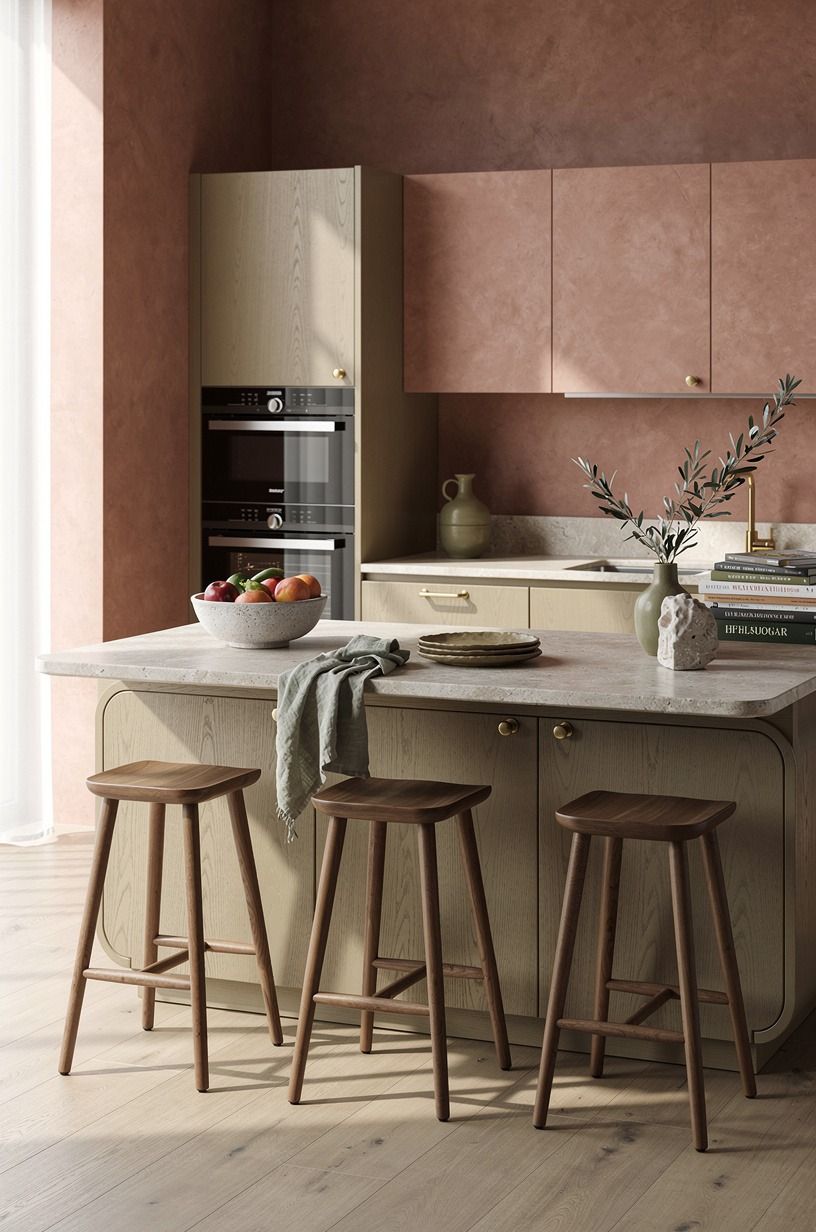 Choose counter stools that don’t fight the grain