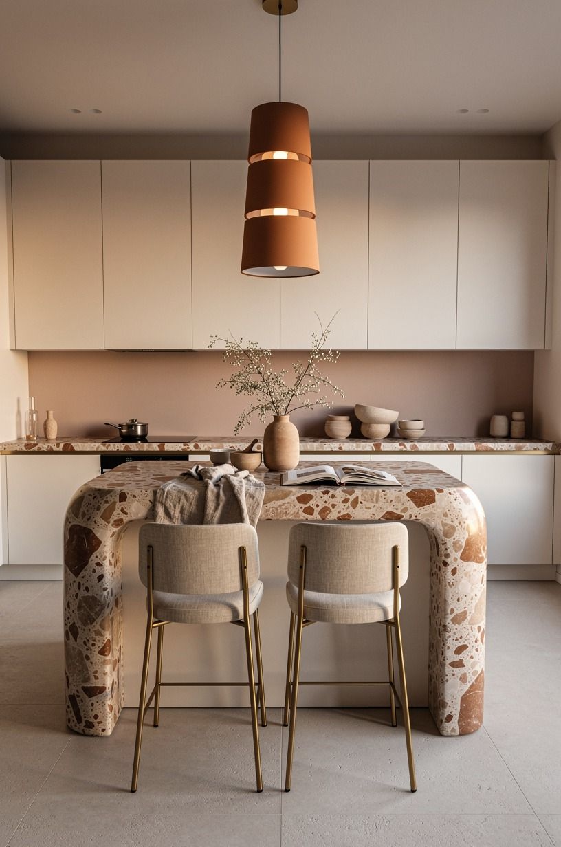 Hang The Three-Height Light Stack above the center