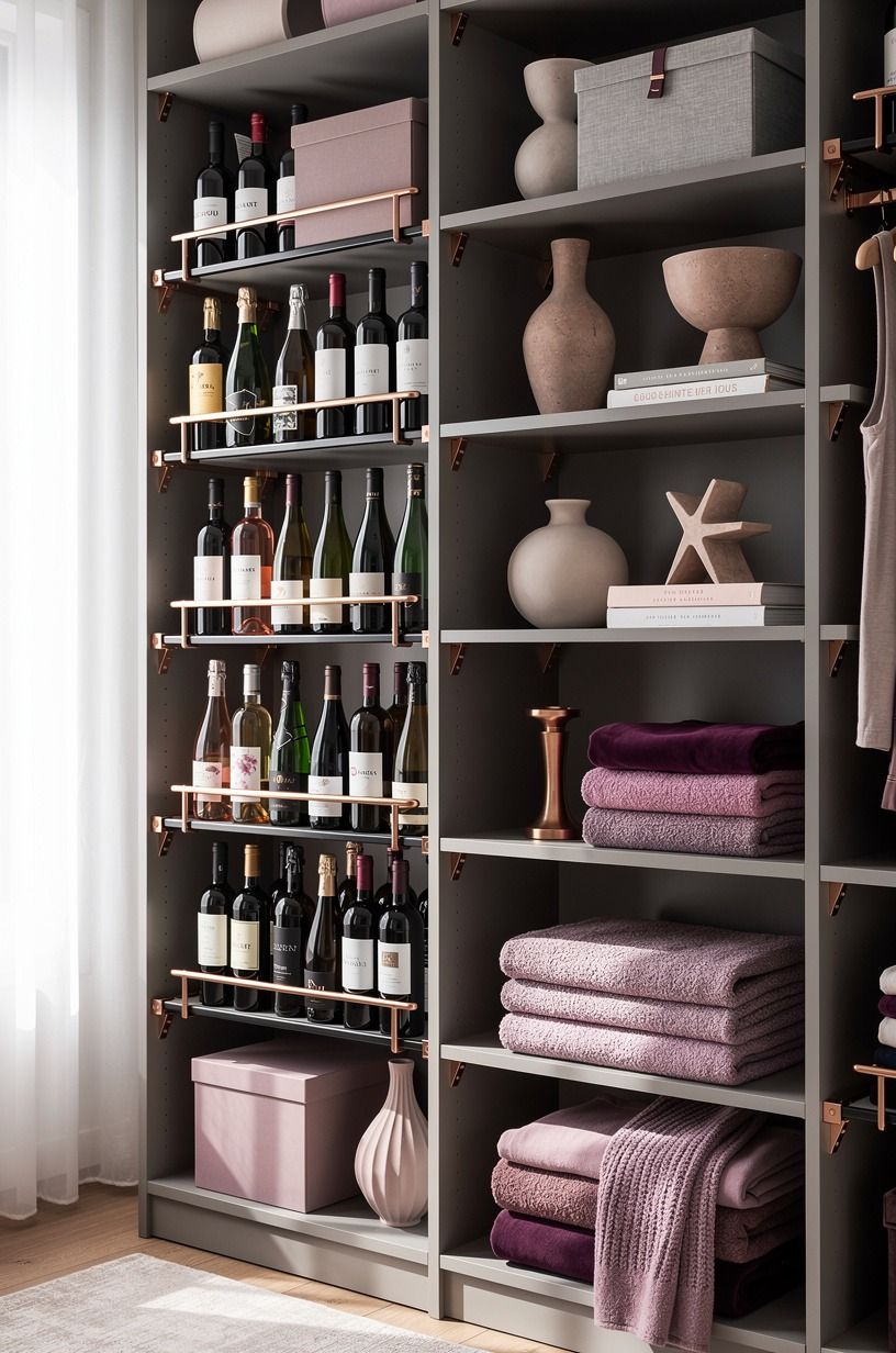 Build a Bottle Wall on Adjustable Rails