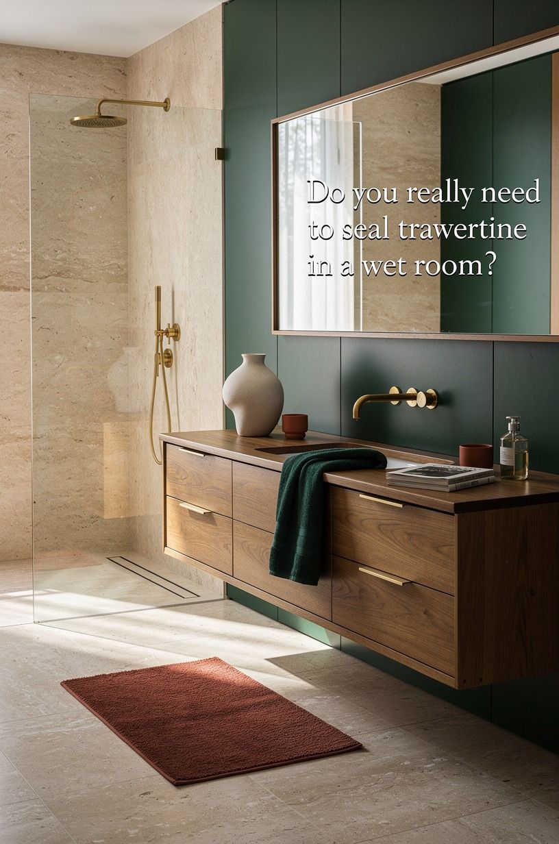 Do you really need to seal travertine in a wet room?
