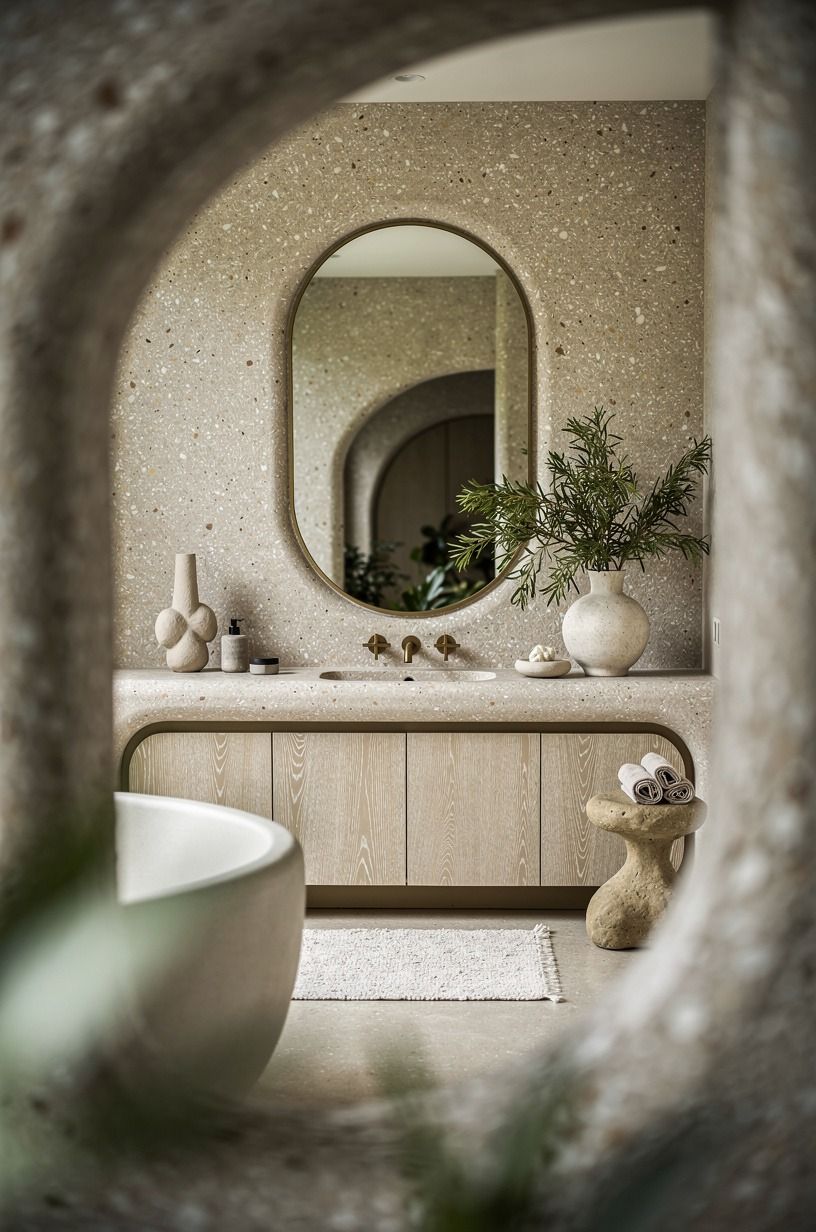 Skip the polished slab, choose a tumbled finish