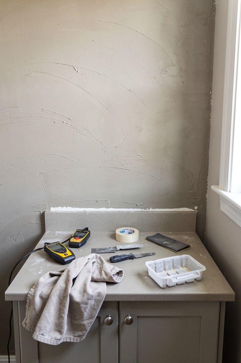 Check walls, moisture, and vents before paper goes up