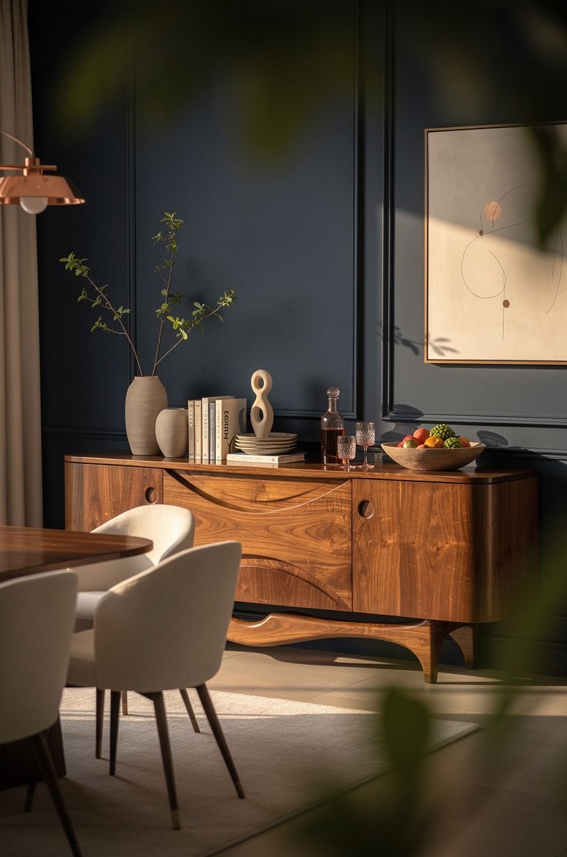 Build a sideboard that can hold the whole evening