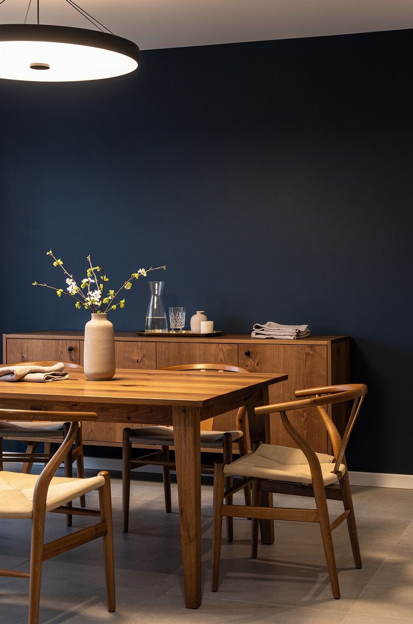 Make Benjamin Moore Hale Navy do the dramatic work