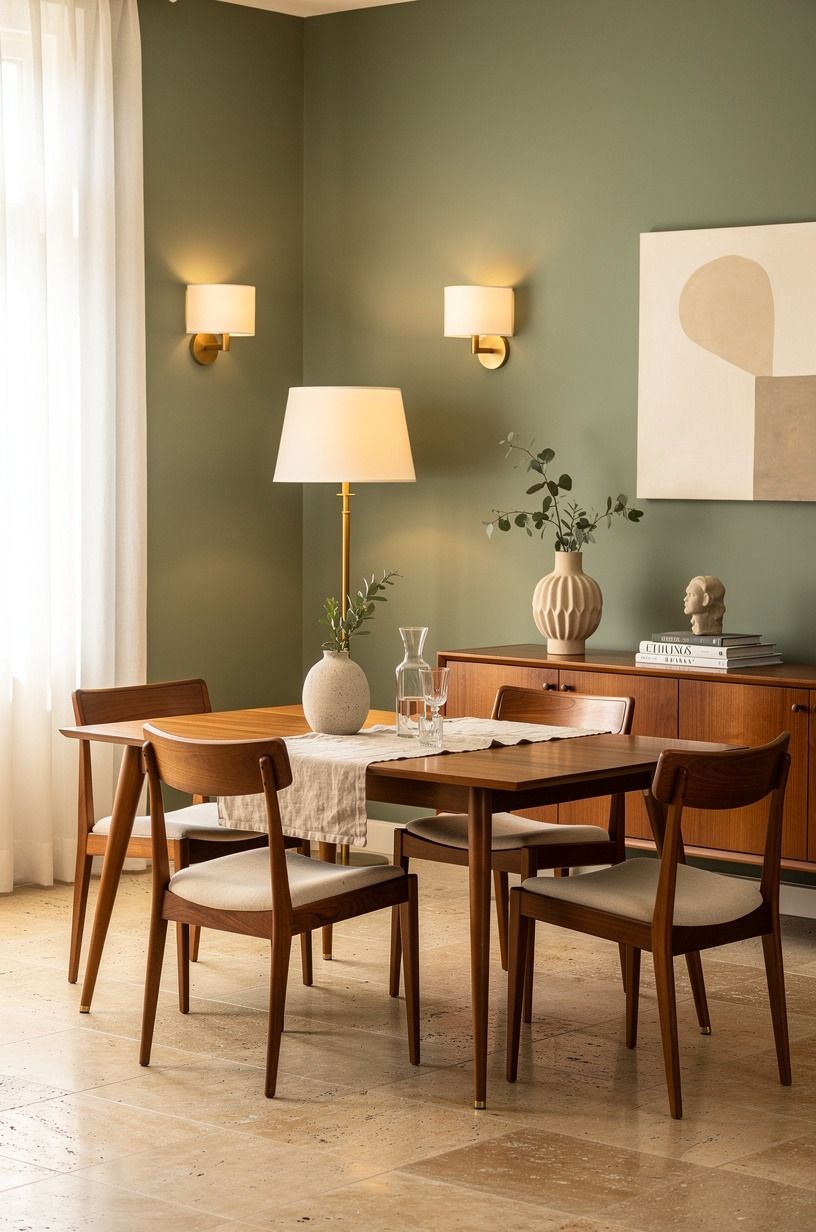 Skip overhead-only lighting for a softer dinner