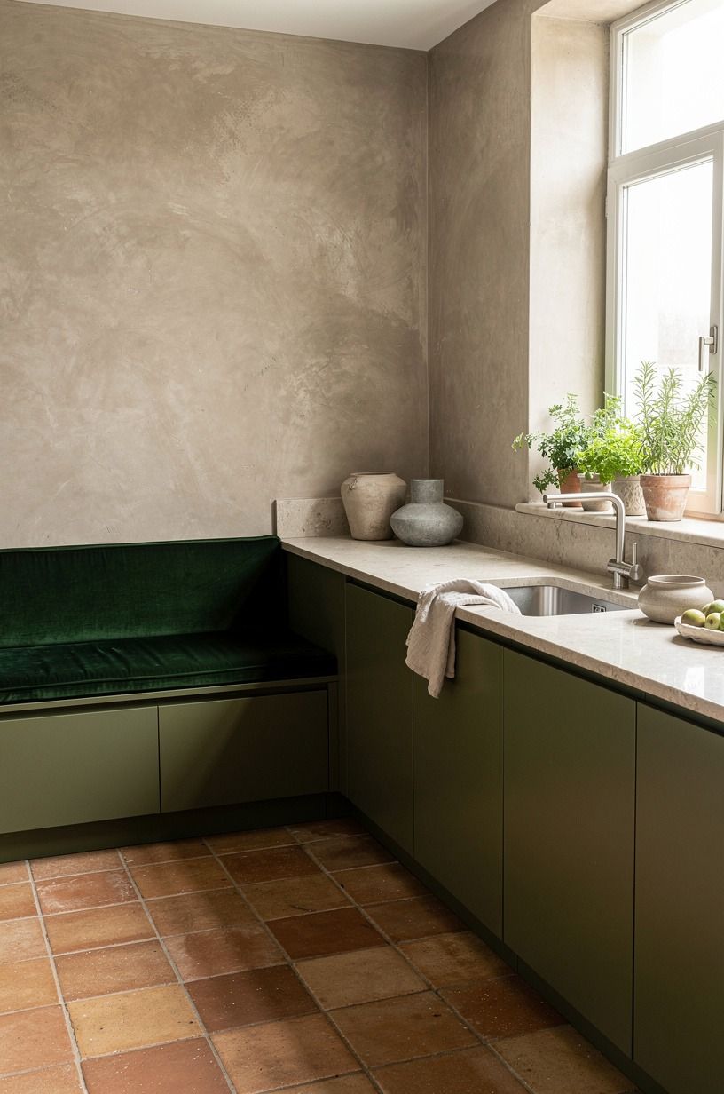 Paint the Bench in Farrow & Ball Studio Green