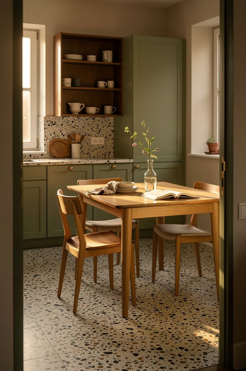 Try the Two-Wood Rule With a Breakfast Table