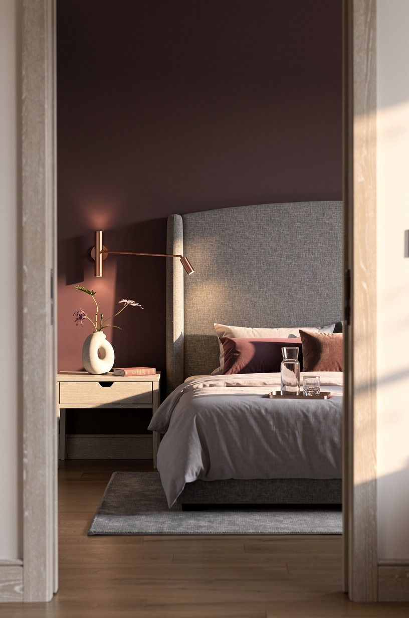 Choose a Headboard Over a Gallery Wall