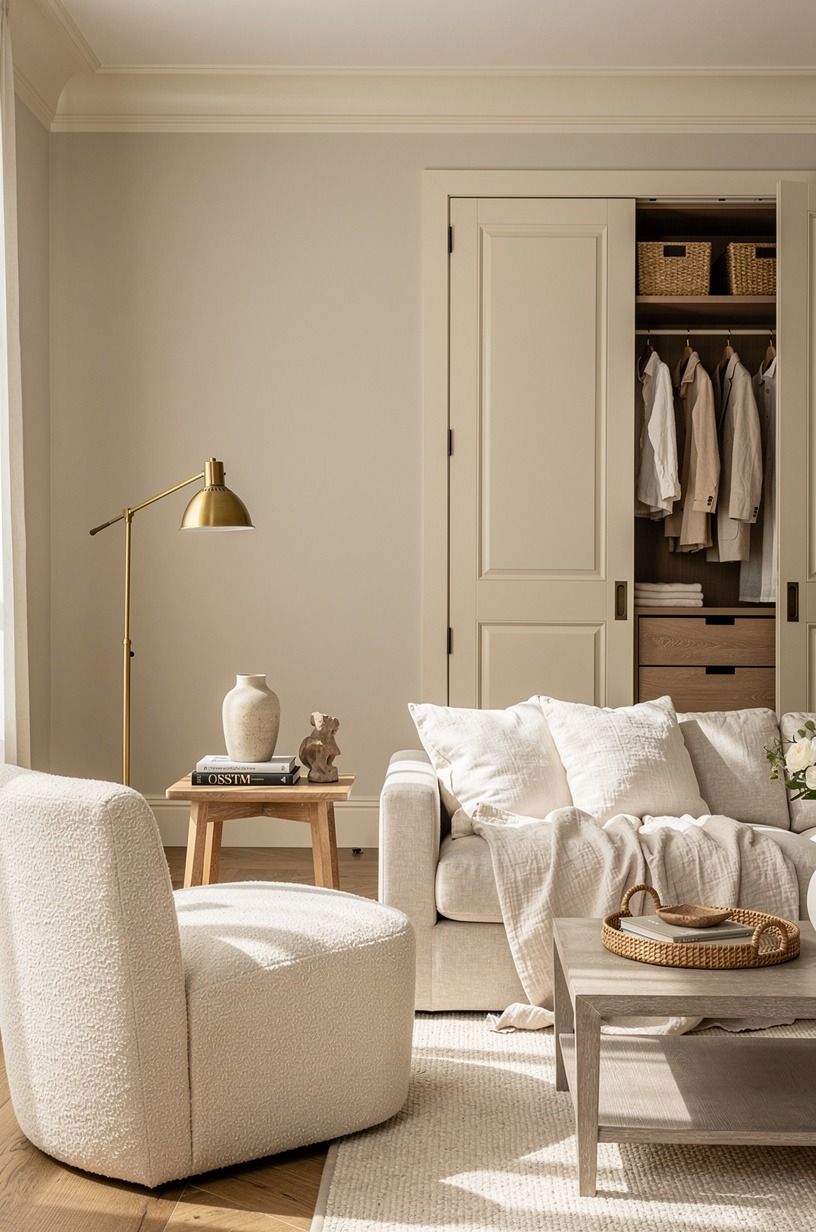 Paint the Walls Benjamin Moore Pale Oak