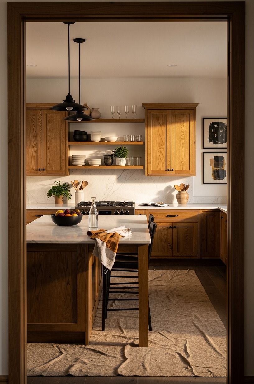 17 Oak Shaker Kitchen Ideas for Classic, Clean Style Without Looking Plain