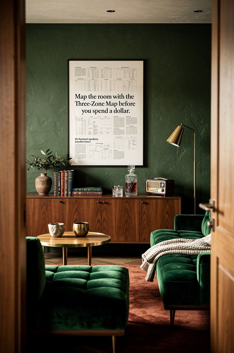 Map the room with the Three-Zone Map before you spend a dollar
