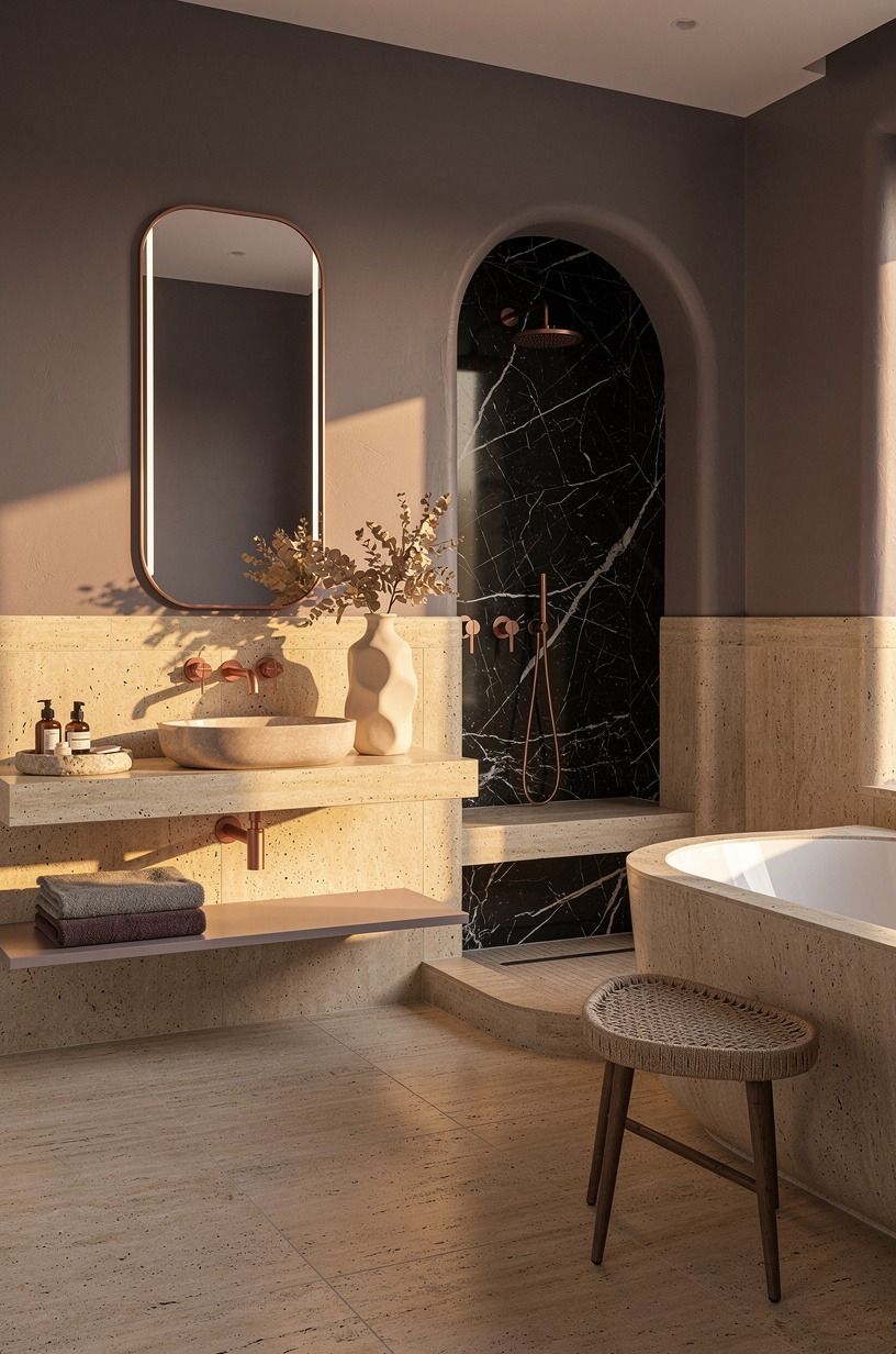 What wall color does your travertine actually want?