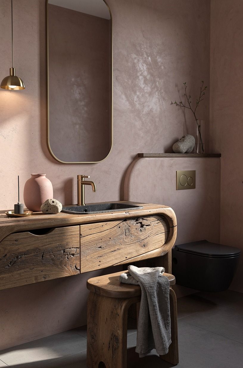 Start with a print that gives your powder bathroom a point of view