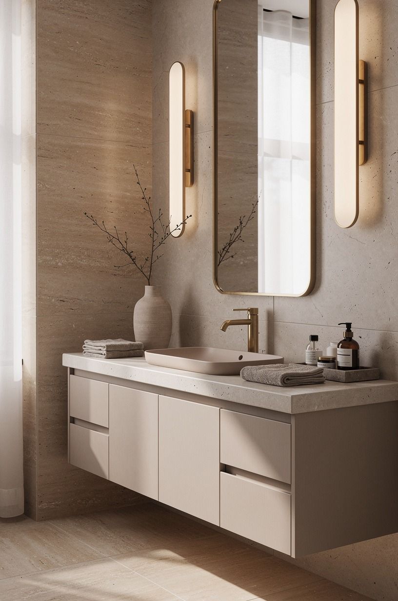 Try the Three-Height Light Stack around the sink