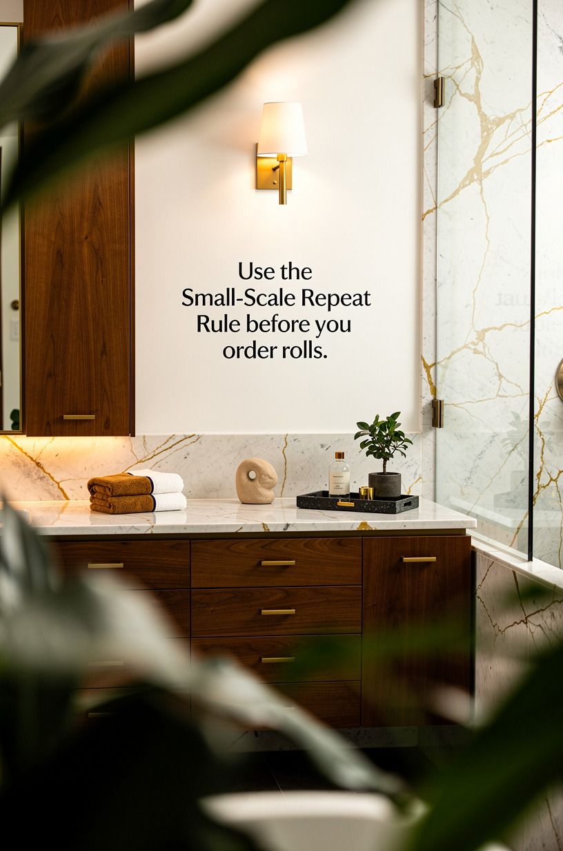 Use the Small-Scale Repeat Rule before you order rolls