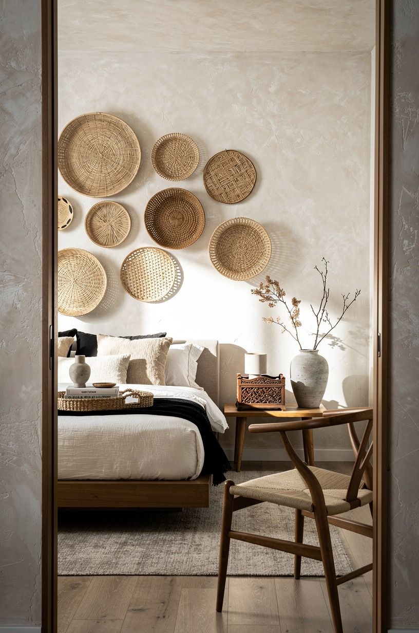 Mix heirlooms with a Target Threshold basket wall