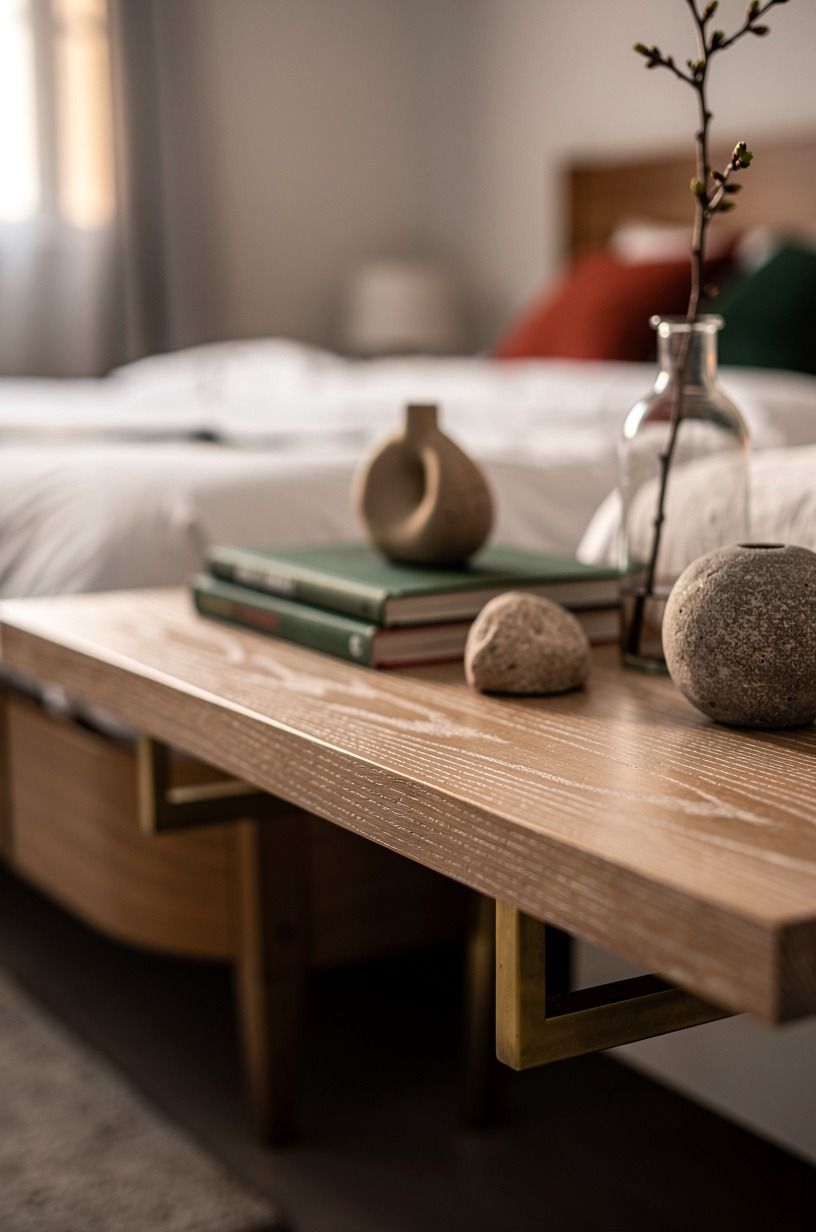 Float a Narrow Shelf Above the Bed
