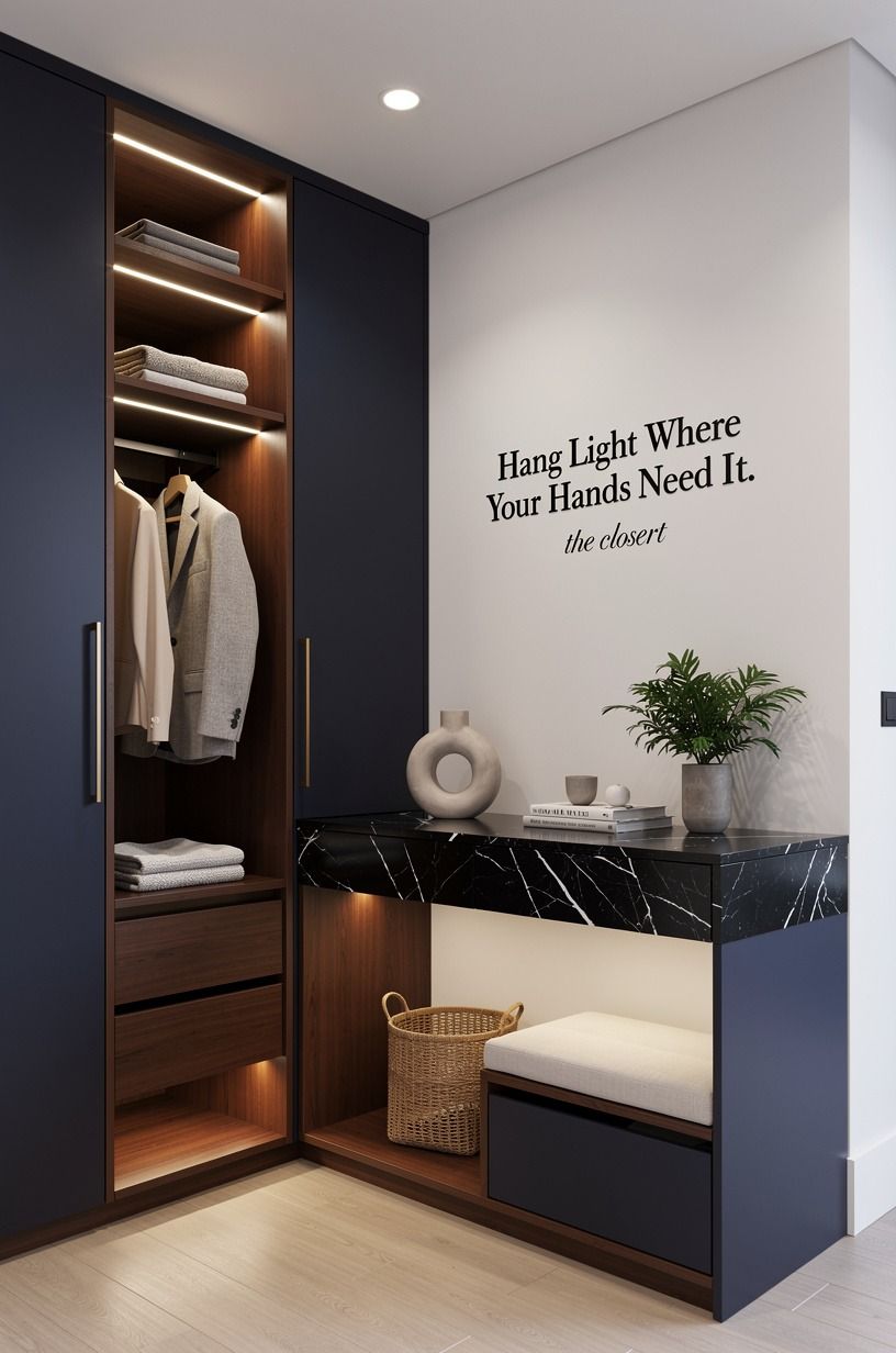 Hang Light Where Your Hands Need It