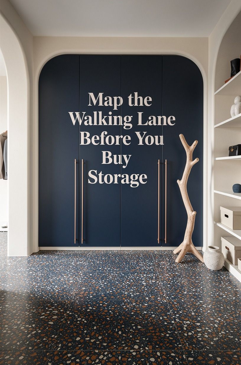 Map the Walking Lane Before You Buy Storage