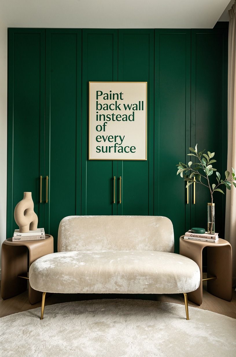 Paint the Back Wall Instead of Every Surface