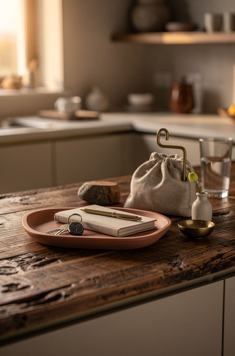 Swap plastic clutter for the Countertop Landing Zone