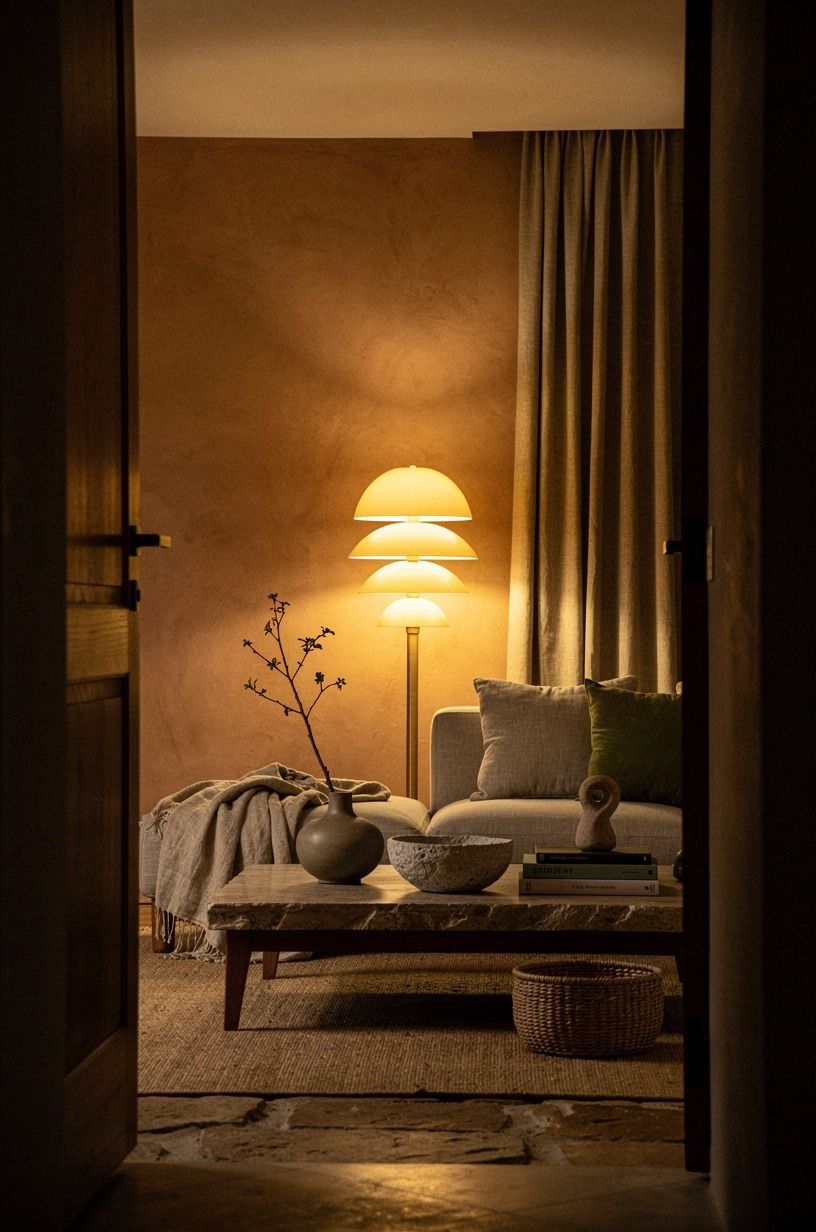 Layer The Three-Height Light Stack after dark