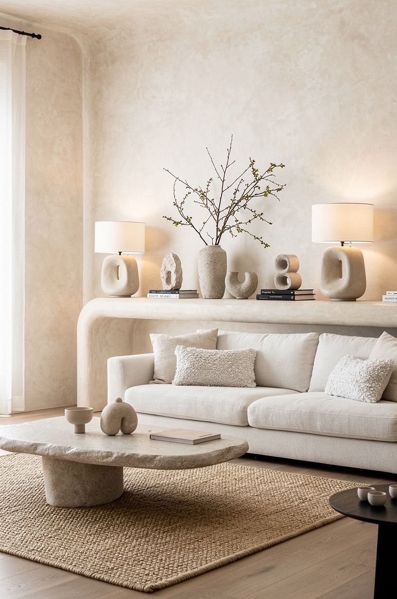 Use a mantel ledge for seasons, not clutter