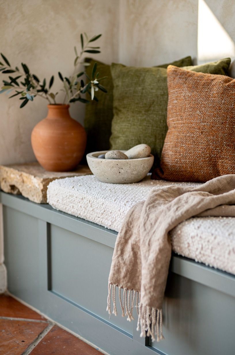 Add a porch-colored accent with Farrow & Ball Pigeon No.25