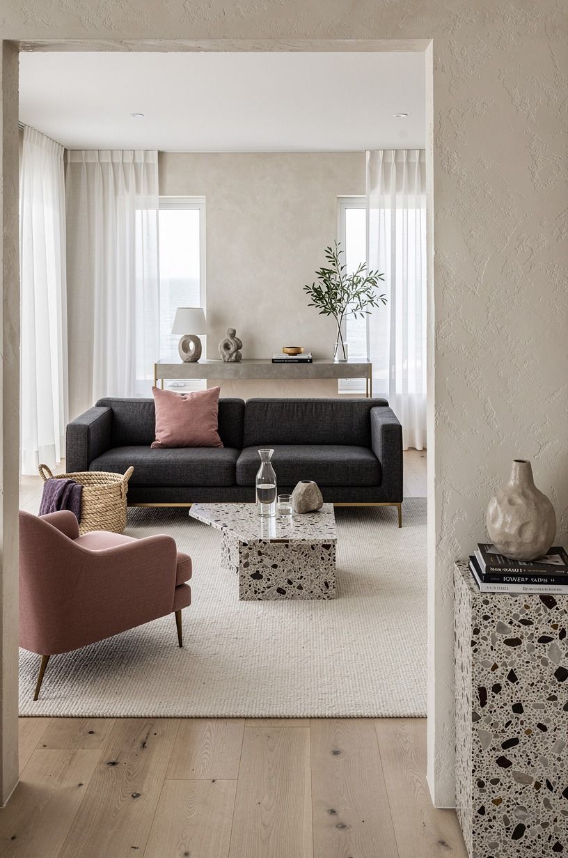 Float your seating away from the walls
