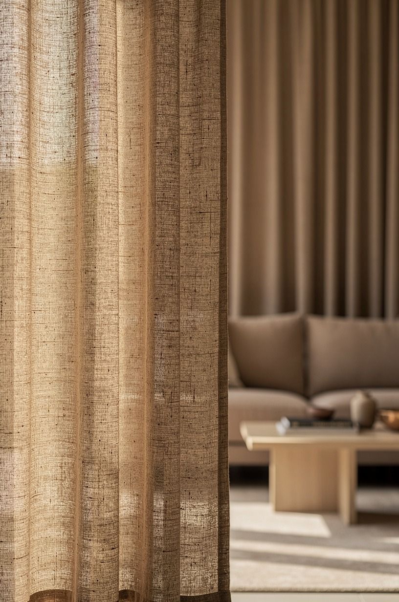 Layer drapes until the windows disappear