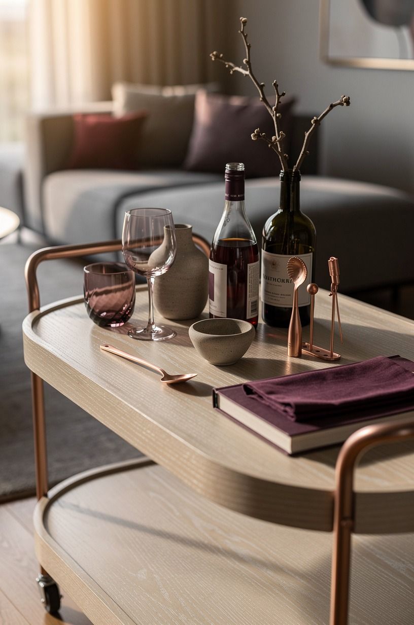 Make the bar cart earn its place
