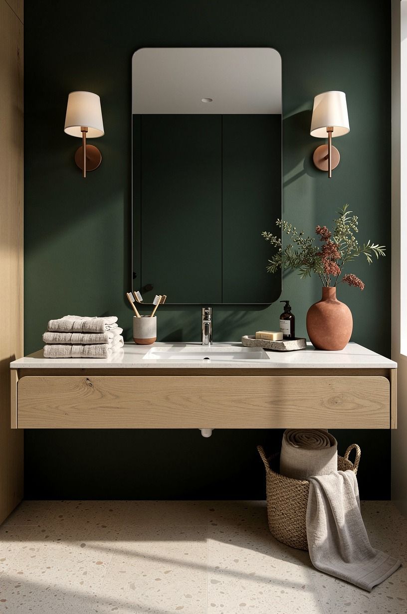 Can a Japandi Organic Modern Vanity Feel Less Sparse?