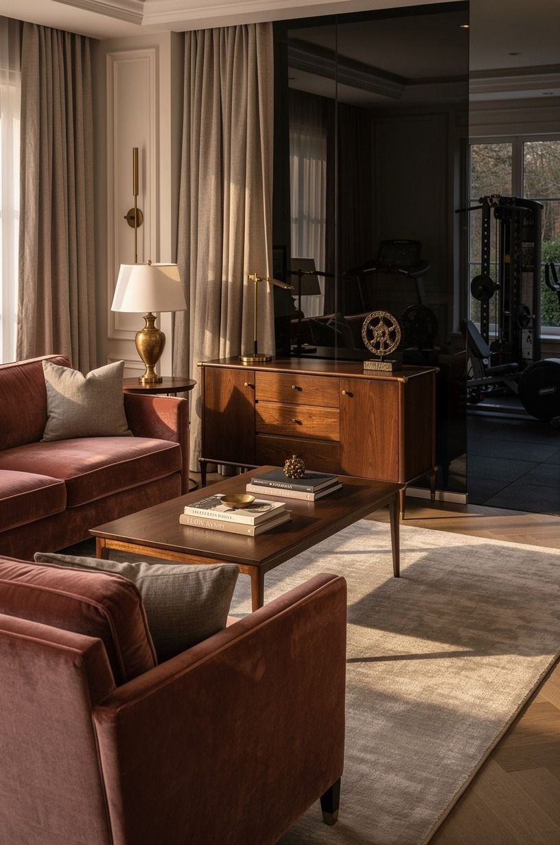 The Two-Wood Rule keeps the room calm