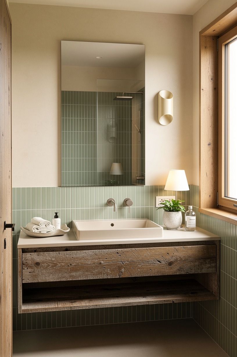 Use the Two-Height Tile Rule to stretch the walls