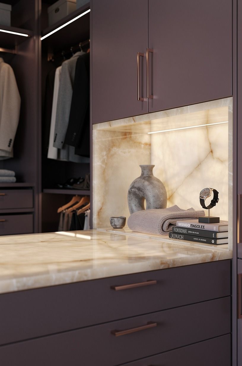 Finish your walkin closets with one personal display