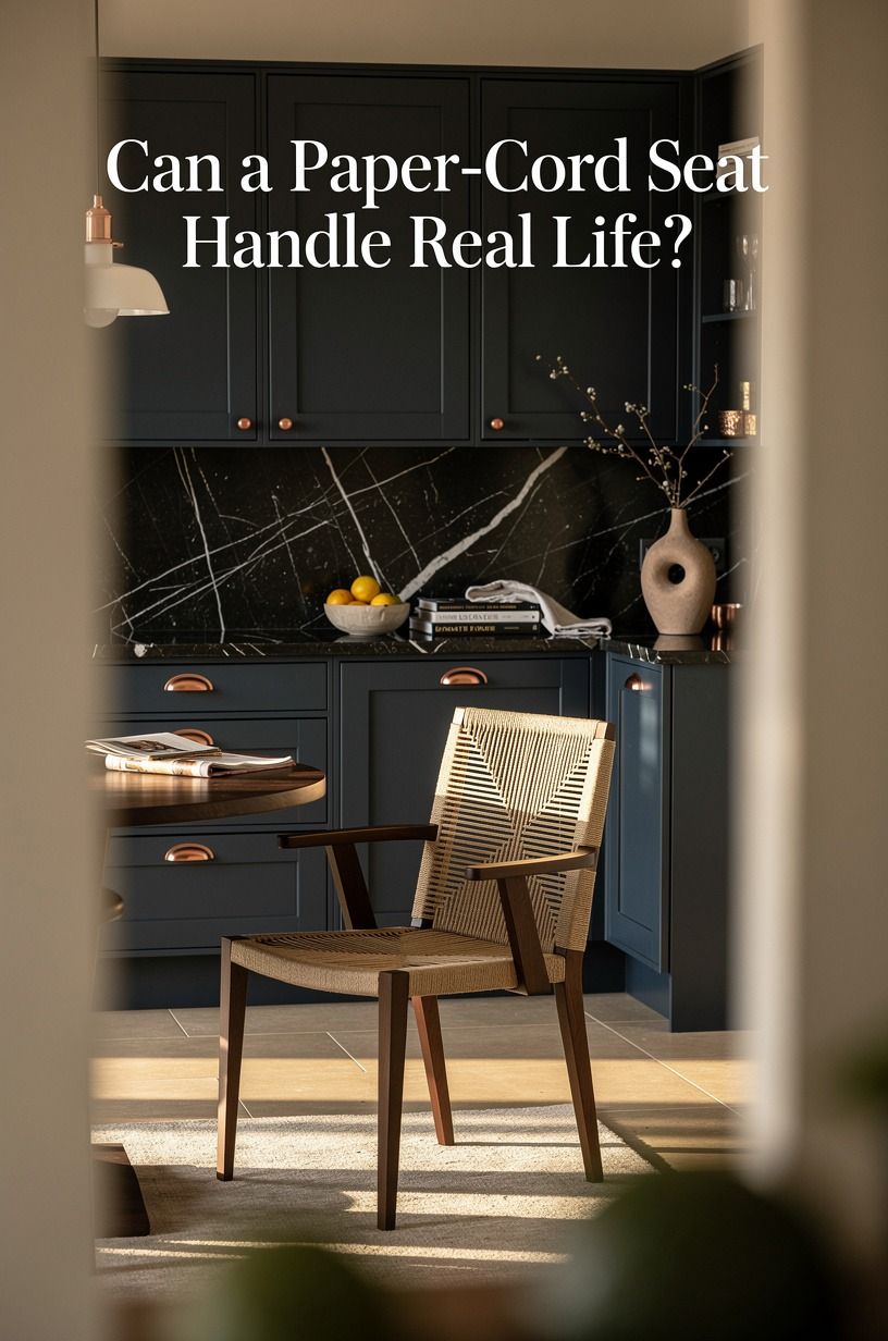 Can a Paper-Cord Seat Handle Real Life?