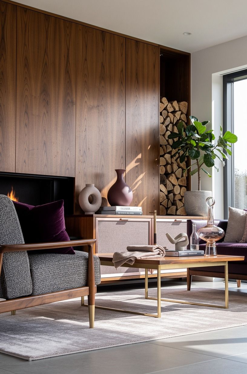 Leave an alcove open for logs