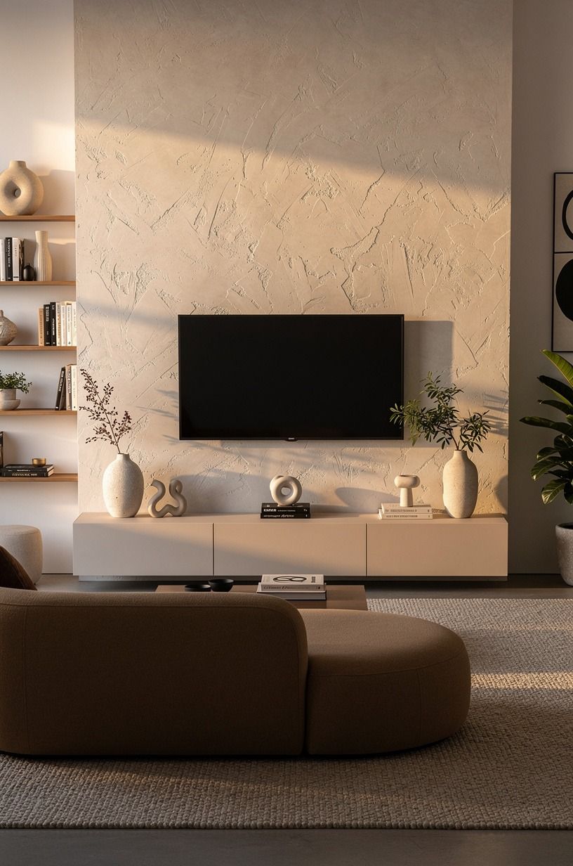 Measure the viewing distance before you frame the TV