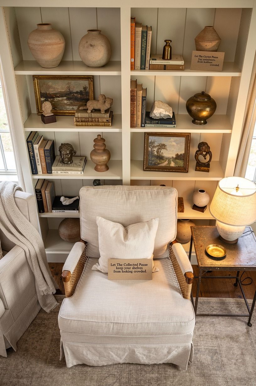 Let The Collected Pause keep your shelves from looking crowded