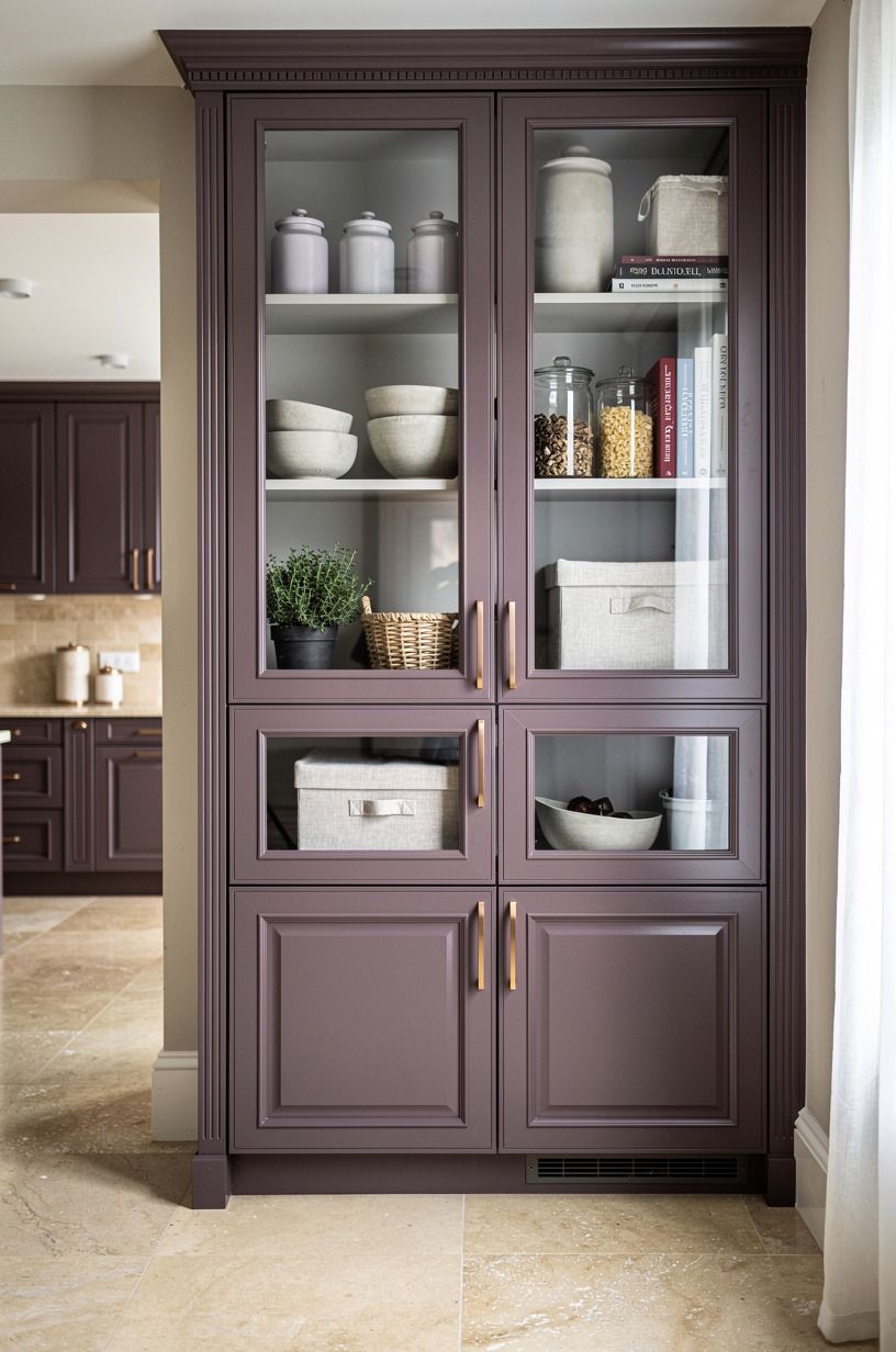 Build a pantry wall that looks like furniture