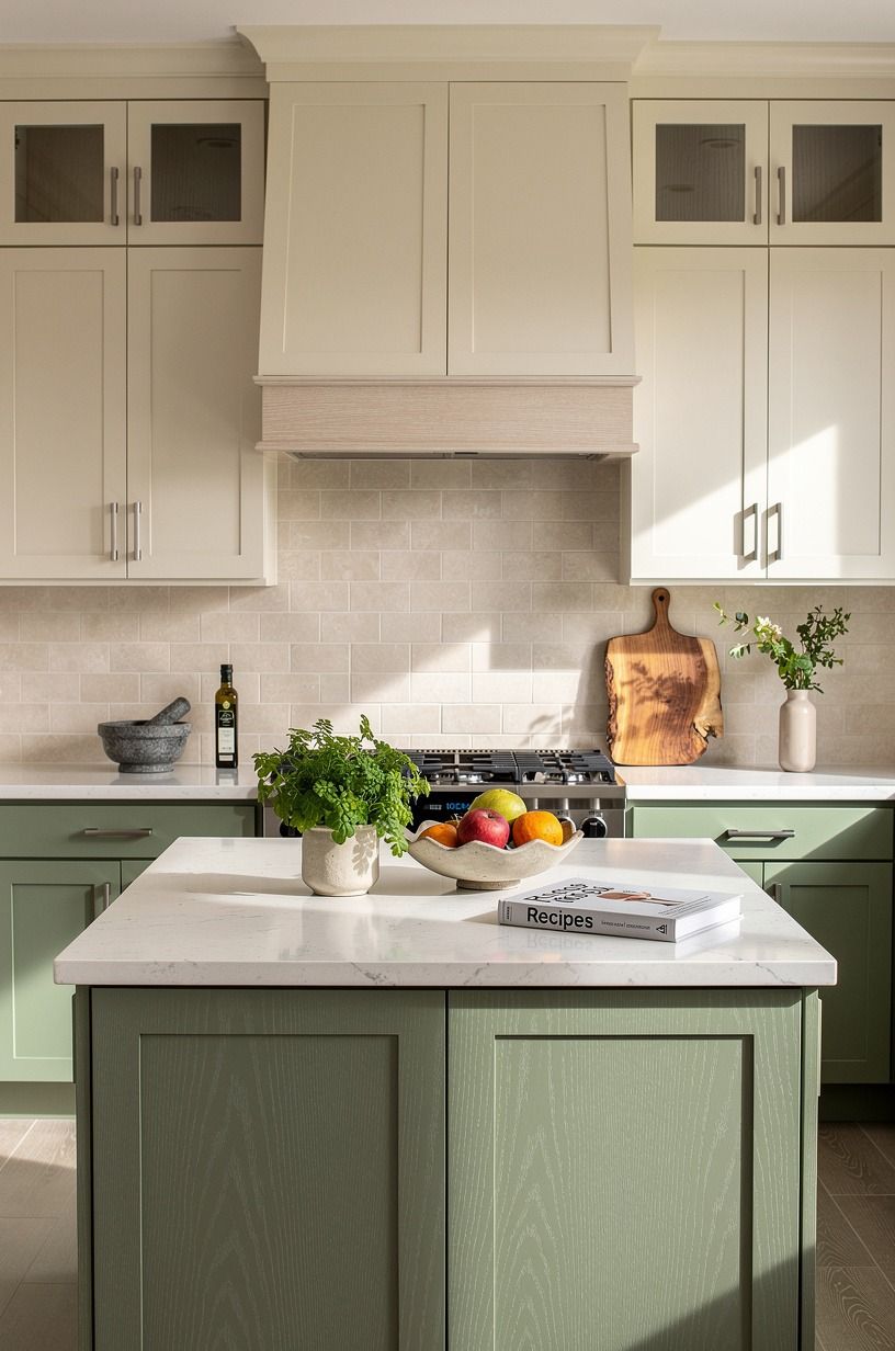 Run the backsplash all the way to the ceiling