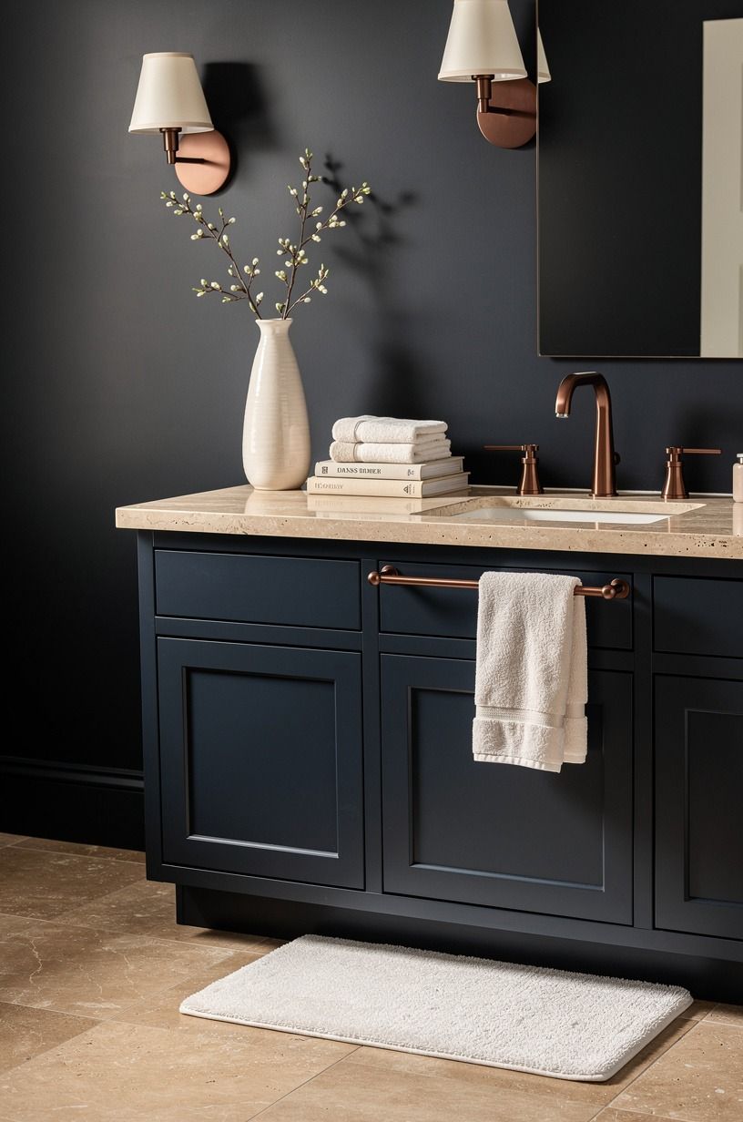 Choose Benjamin Moore Chestertown Buff for a warm-dark detour