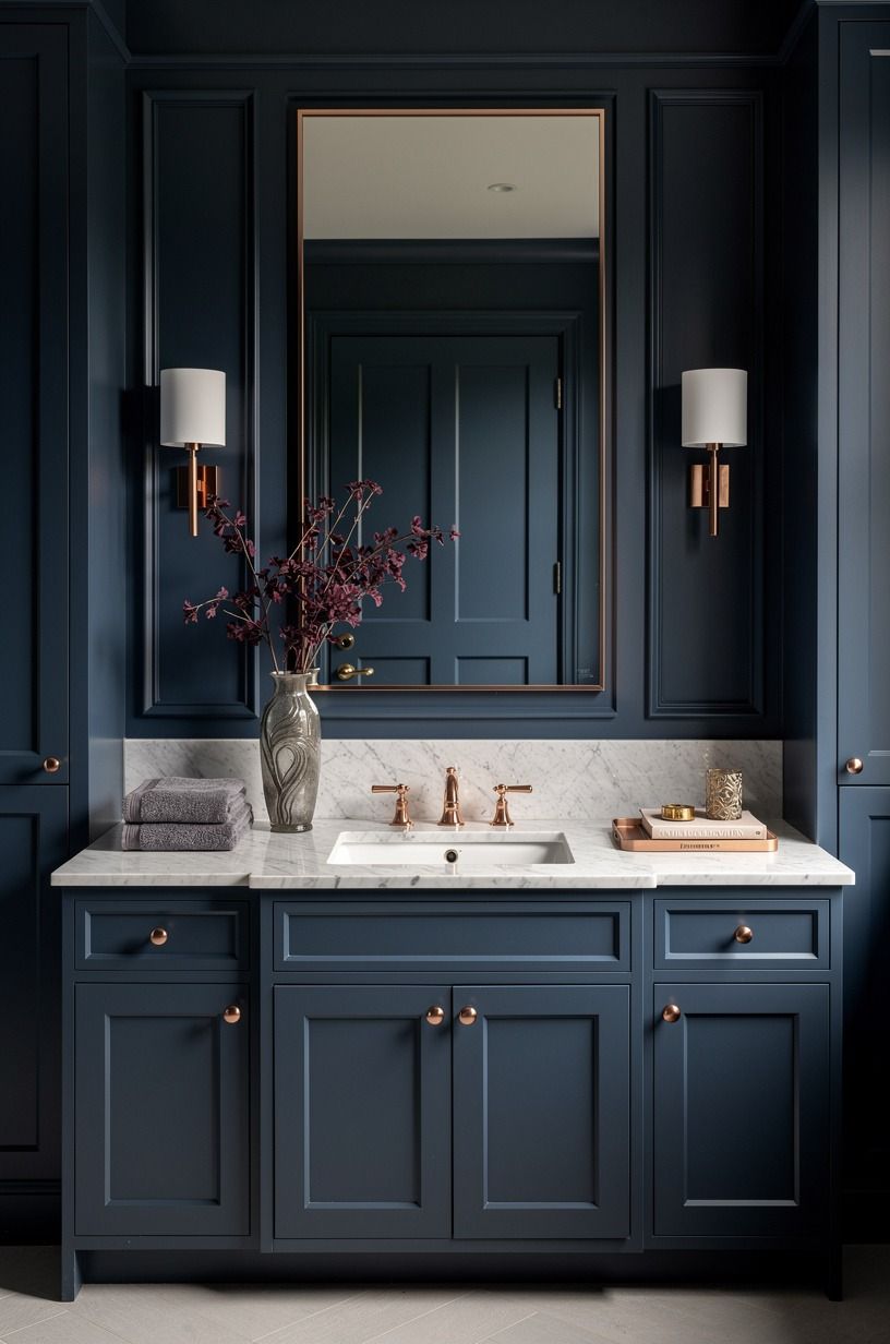 Paint the whole envelope in Farrow & Ball Hague Blue