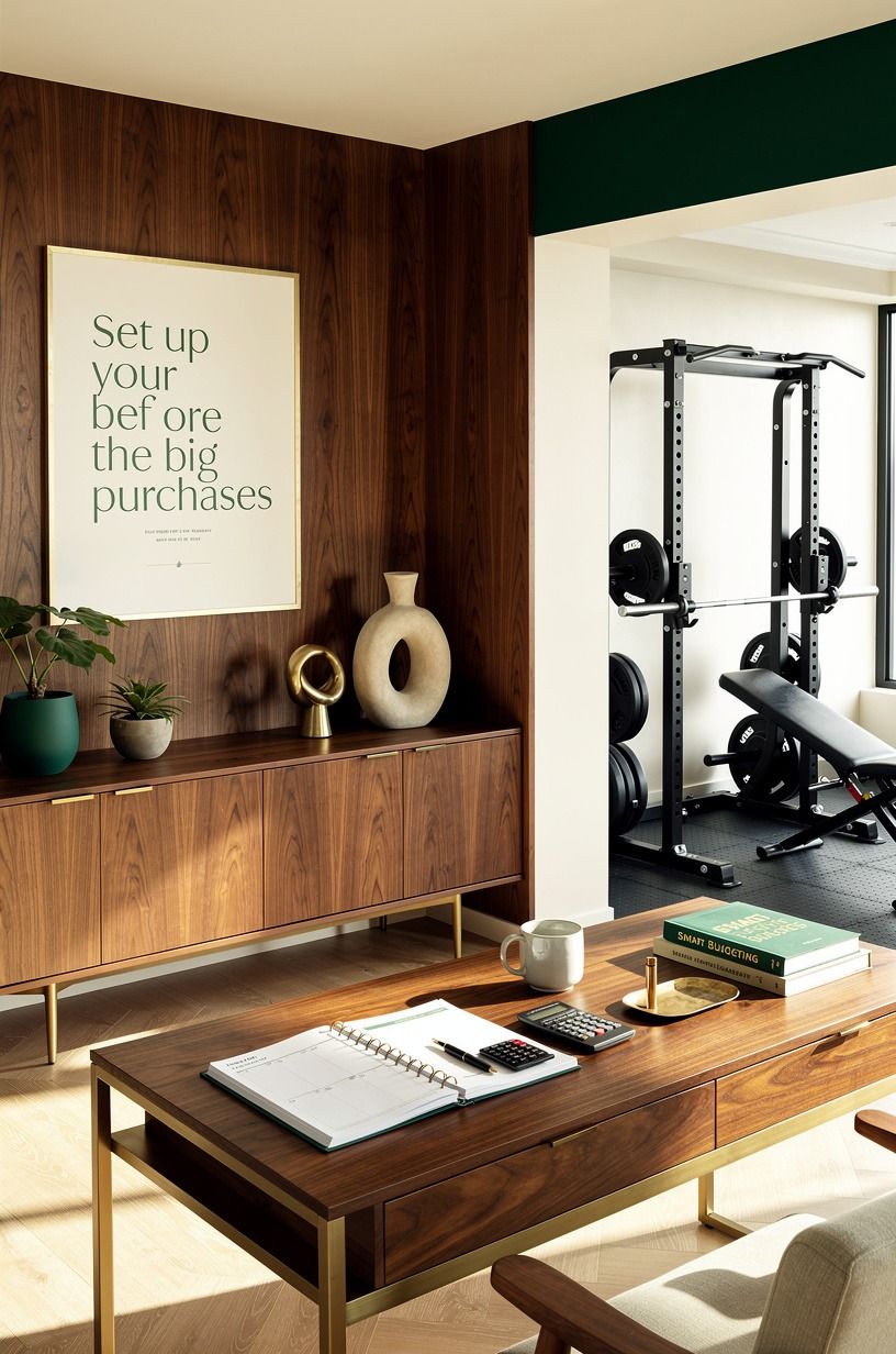 Set up your budget before the big purchases